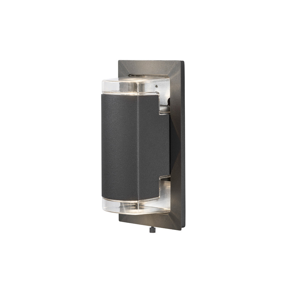 Konstsmide Potenza Wandleuchte anthrazit GU10 max. 2x6W