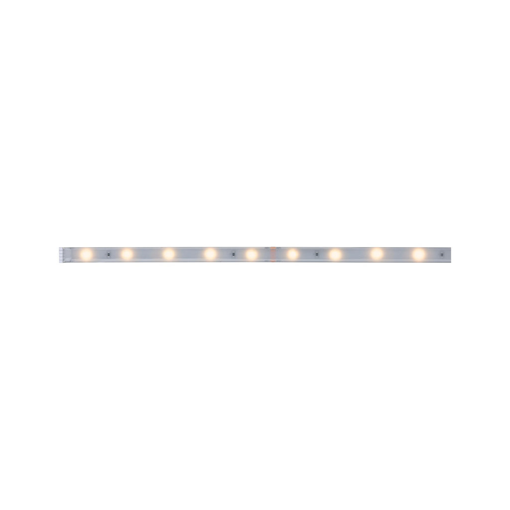Paulmann MaxLED 250 Stripe 1m Warmweiß IP44 Protect Cover 2700K 4W 230/24V Silber
