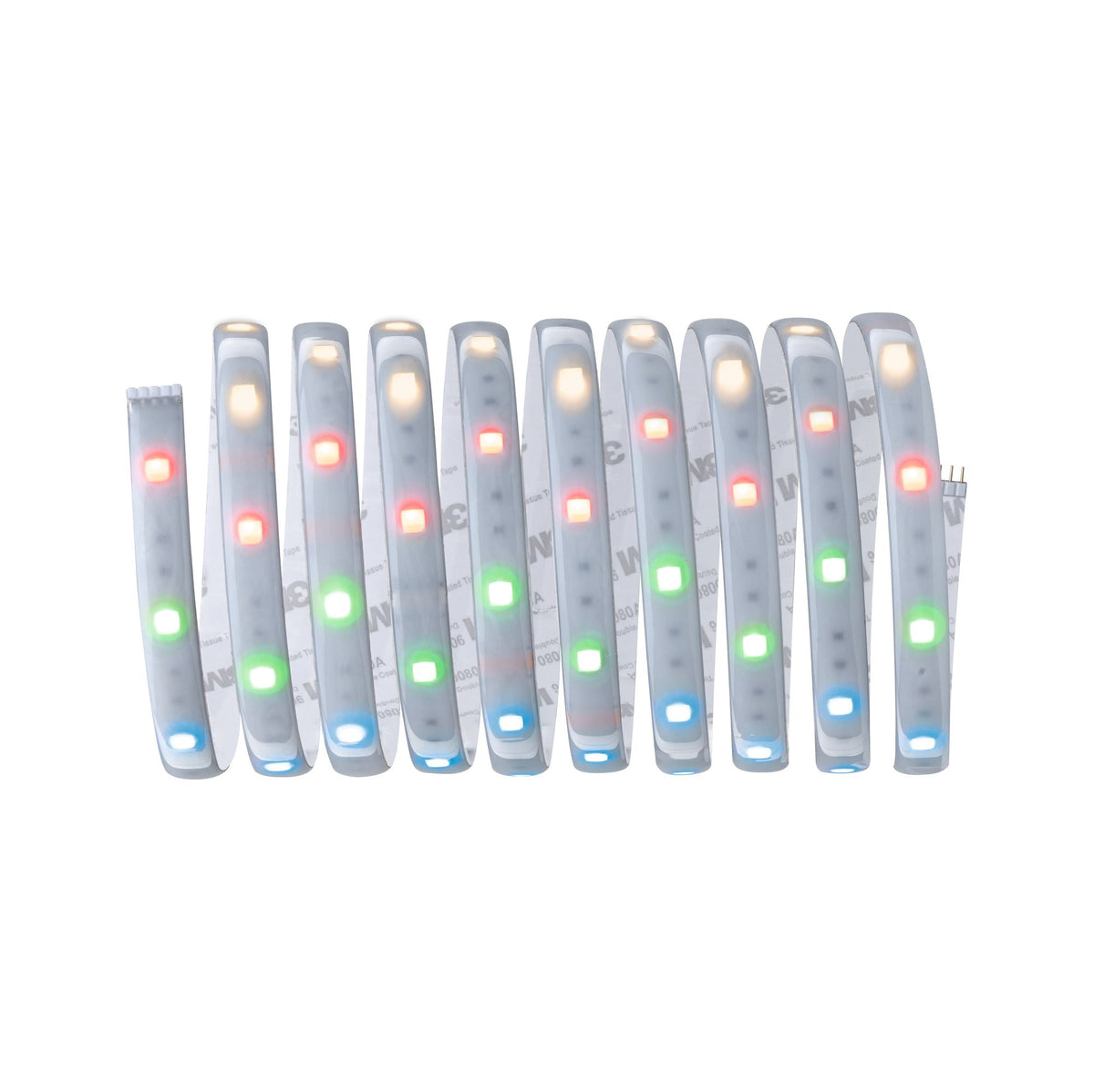 Paulmann MaxLED 250 Basisset 3m RGBW IP44 Protect Cover 19W 230/24V Silber