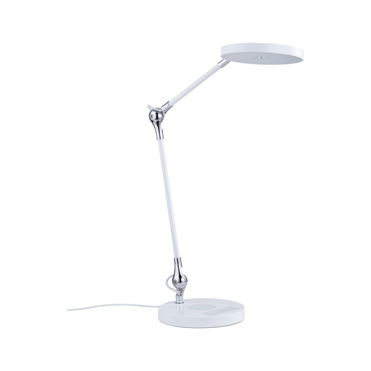 Paulmann LED Schreibtischleuchte Numis QI White Switch 1000lm 11W Weiß