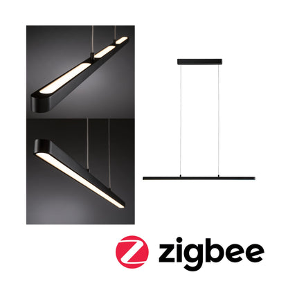 Paulmann LED Pendelleuchte Lento Smart Home Zigbee 3.0    Tunable White 2100lm 41,5W Schwarz matt dimmbar