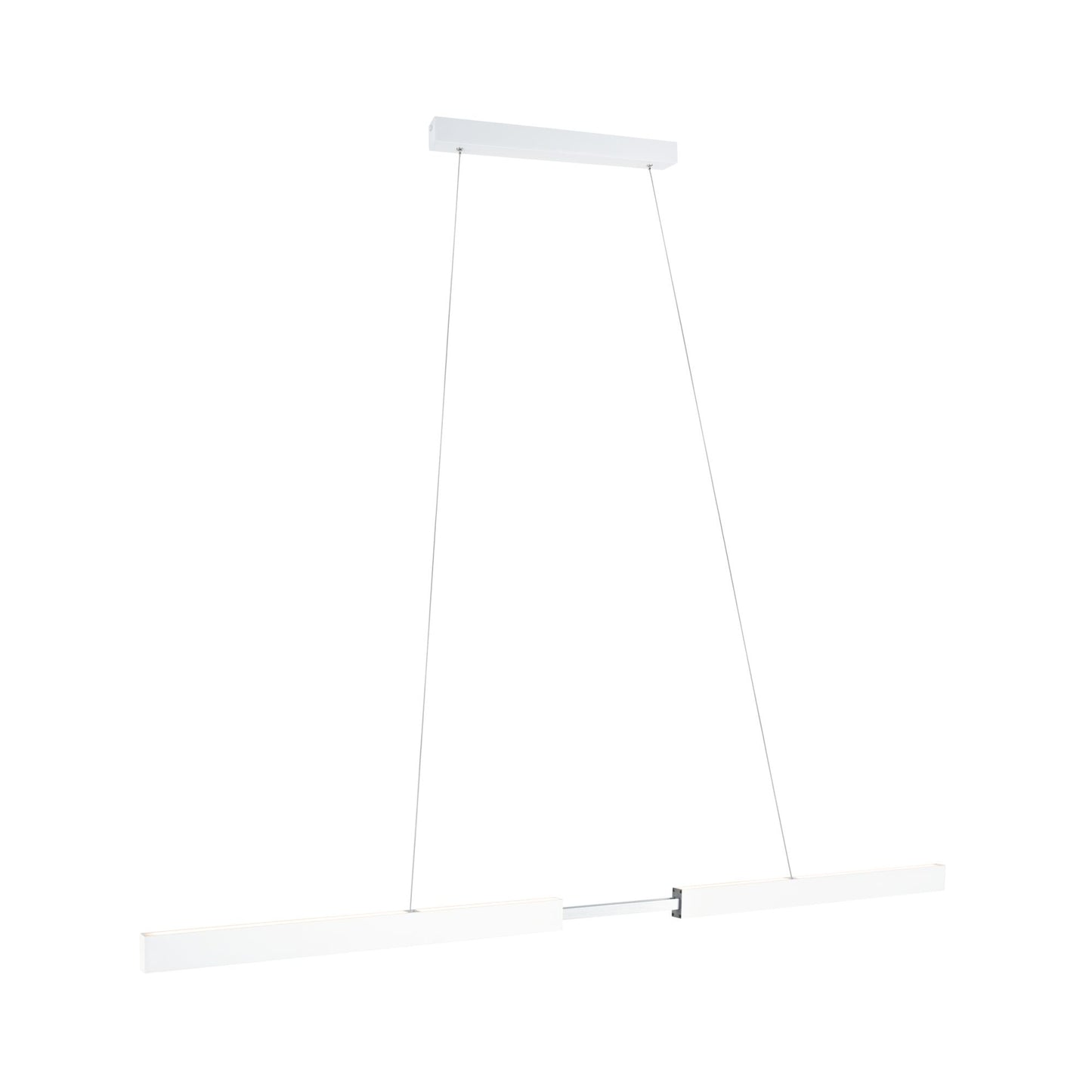 Paulmann LED Pendelleuchte Smart Home Zigbee Aptare   2700K 2.050lm / 2.050lm 2x18 / 1x18W Weiß matt dimmbar Metall