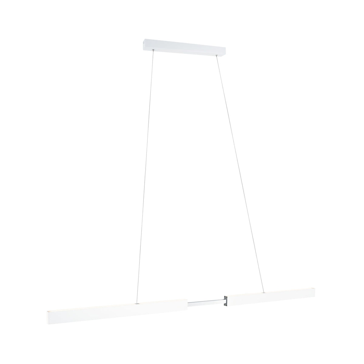 Paulmann LED Pendelleuchte Smart Home Zigbee Aptare   2700K 2.050lm / 2.050lm 2x18 / 1x18W Weiß matt dimmbar Metall