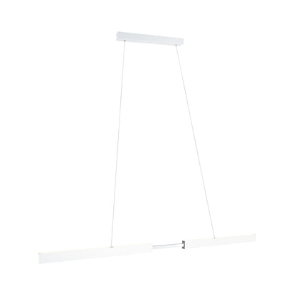 Paulmann LED Pendelleuchte Smart Home Zigbee Aptare   2700K 2.050lm / 2.050lm 2x18 / 1x18W Weiß matt dimmbar Metall