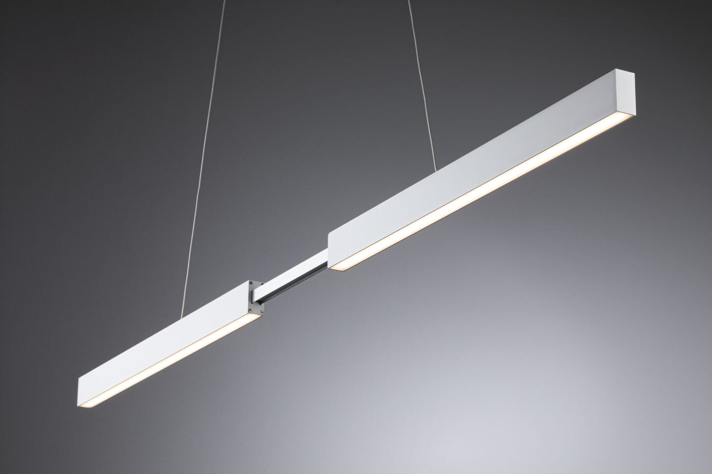 Paulmann LED Pendelleuchte Smart Home Zigbee Aptare   2700K 2.050lm / 2.050lm 2x18 / 1x18W Weiß matt dimmbar Metall