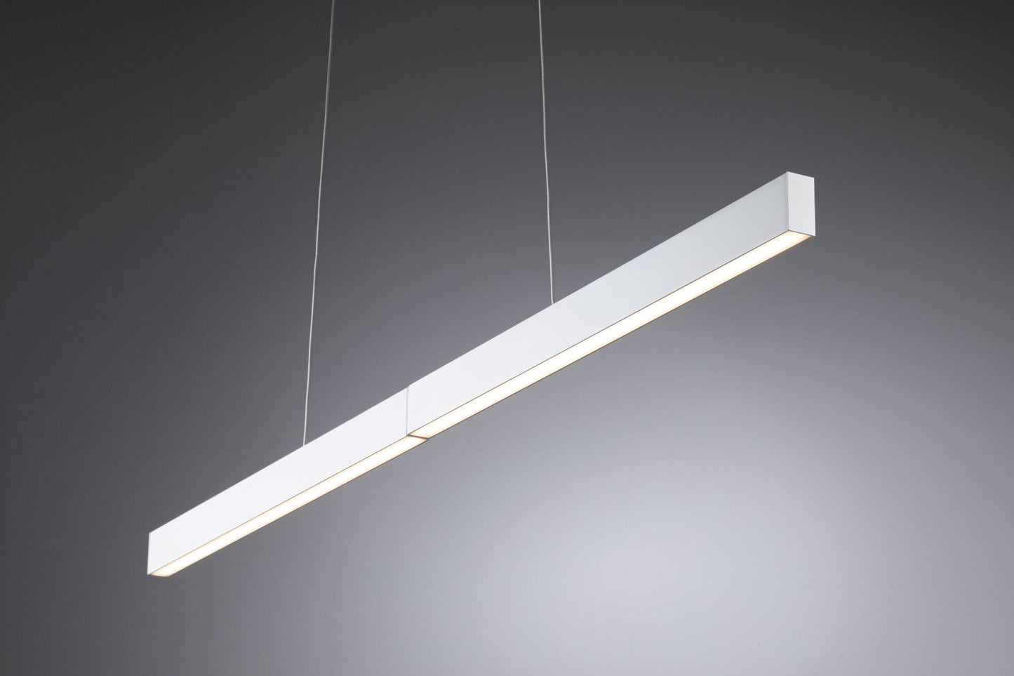 Paulmann LED Pendelleuchte Smart Home Zigbee Aptare   2700K 2.050lm / 2.050lm 2x18 / 1x18W Weiß matt dimmbar Metall