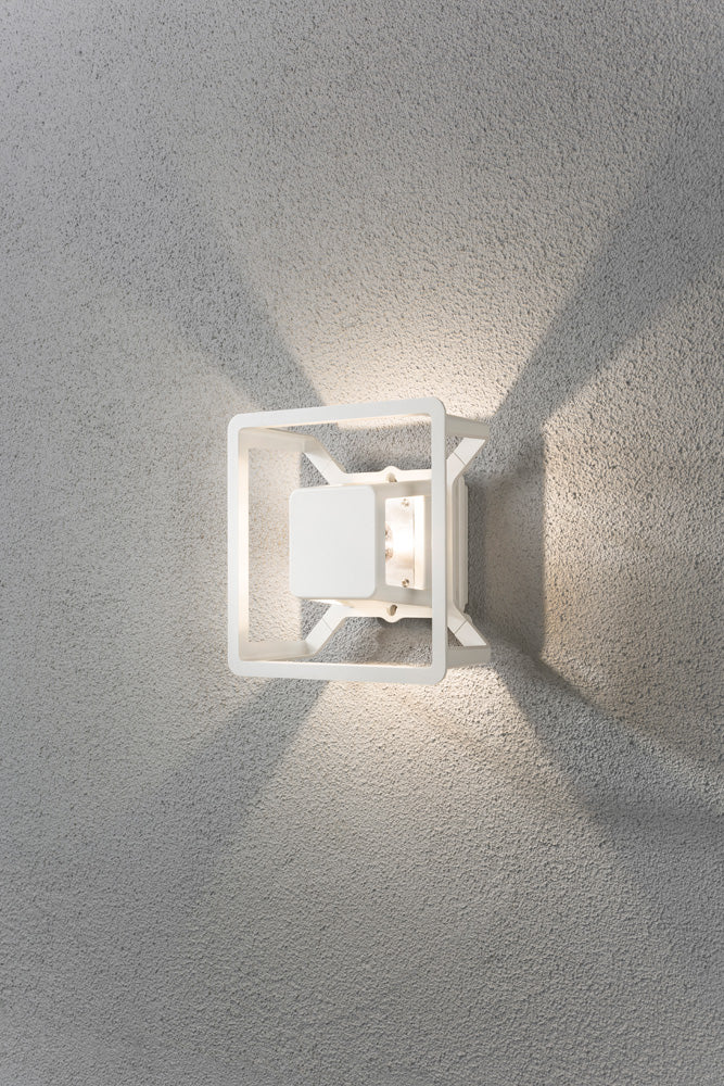 Konstsmide Pescara Wandleuchte weiss High Power LED 3W 300lm 3000K