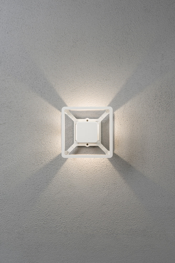 Konstsmide Pescara Wandleuchte weiss High Power LED 3W 300lm 3000K