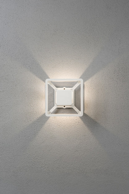 Konstsmide Pescara Wandleuchte weiss High Power LED 3W 300lm 3000K