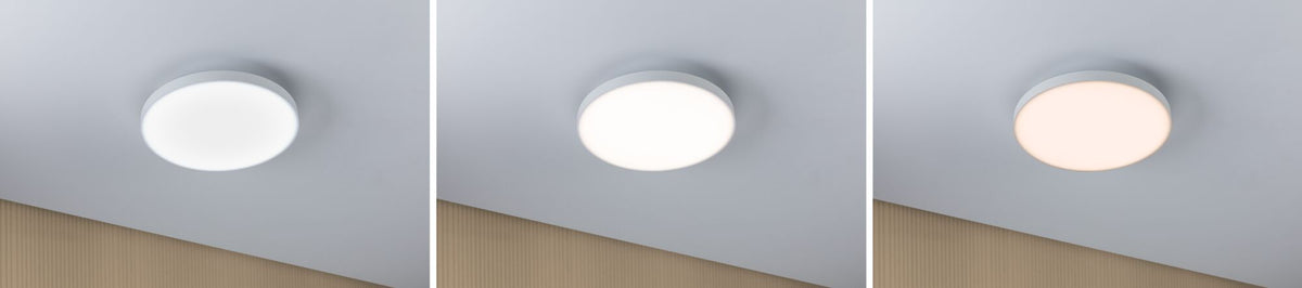 Paulmann  LED Panel Velora rund 300mm White Switch Weiß
