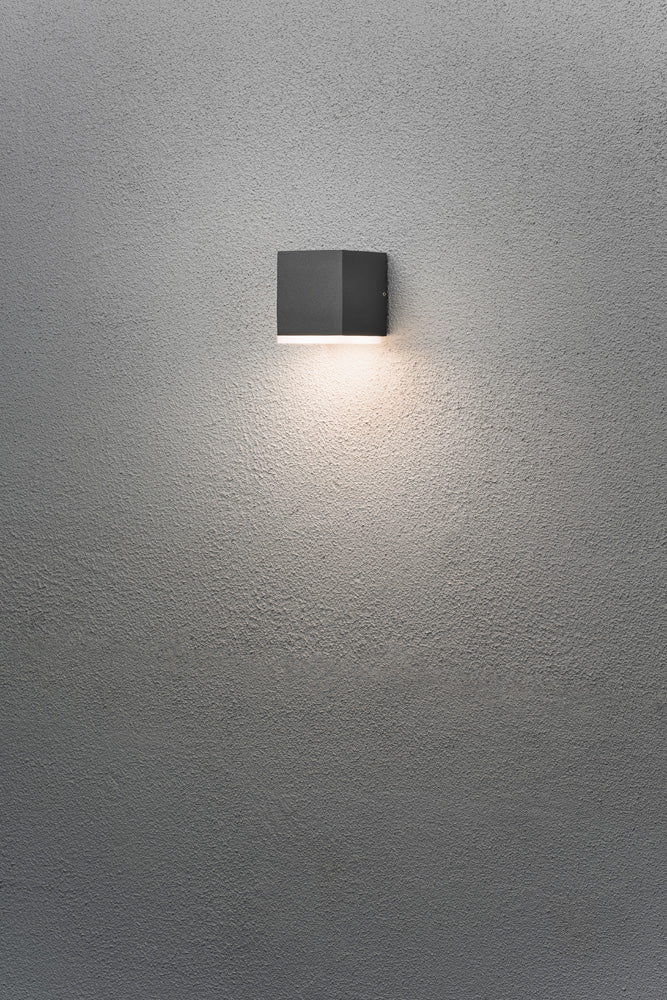 Konstsmide Monza Wandleuchte High Power LED anthrazit 6W 550lm 3000K