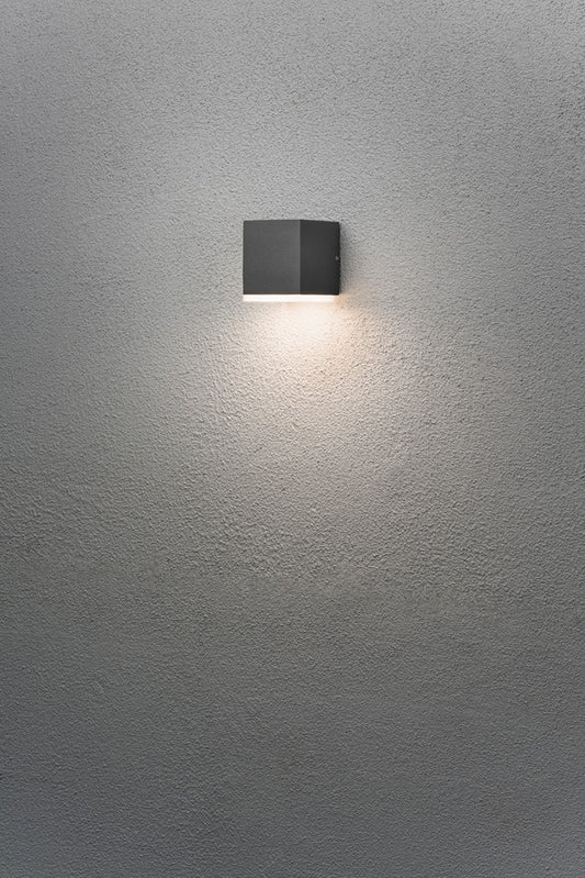 Konstsmide Monza Wandleuchte High Power LED anthrazit 6W 550lm 3000K