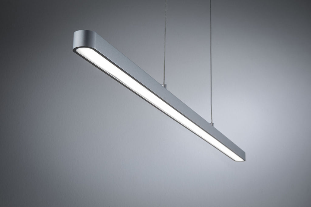Paulmann LED Pendelleuchte Lento Smart Home Bluetooth Tunable White 3570lm 43W Chrom matt dimmbar höhenverstellbar