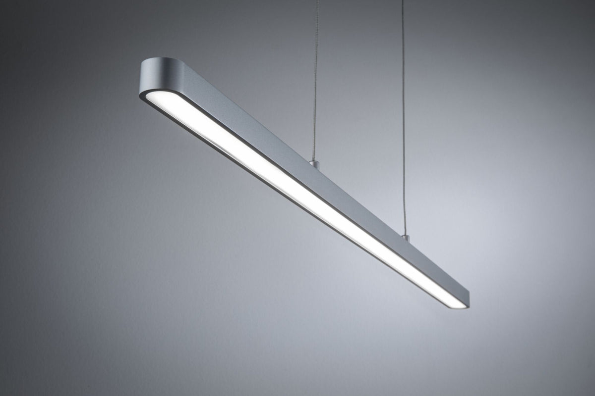 Paulmann LED Pendelleuchte Lento Smart Home Bluetooth Tunable White 3570lm 43W Chrom matt dimmbar höhenverstellbar