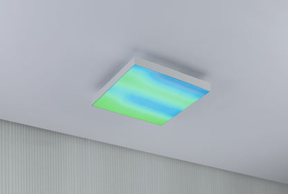 Paulmann LED Panel Velora Rainbow eckig 295x295mm 1140lm RGBW Weiß
