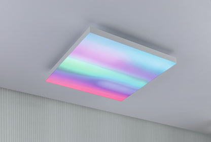 Paulmann LED Panel Velora Rainbow eckig 450x450mm 1690lm RGBW Weiß
