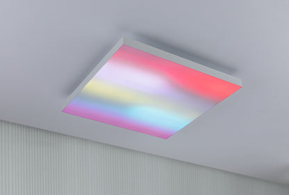 Paulmann LED Panel Velora Rainbow eckig 450x450mm 1690lm RGBW Weiß