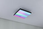 Paulmann LED Panel Velora Rainbow eckig 295x295mm 1140lm RGBW Schwarz