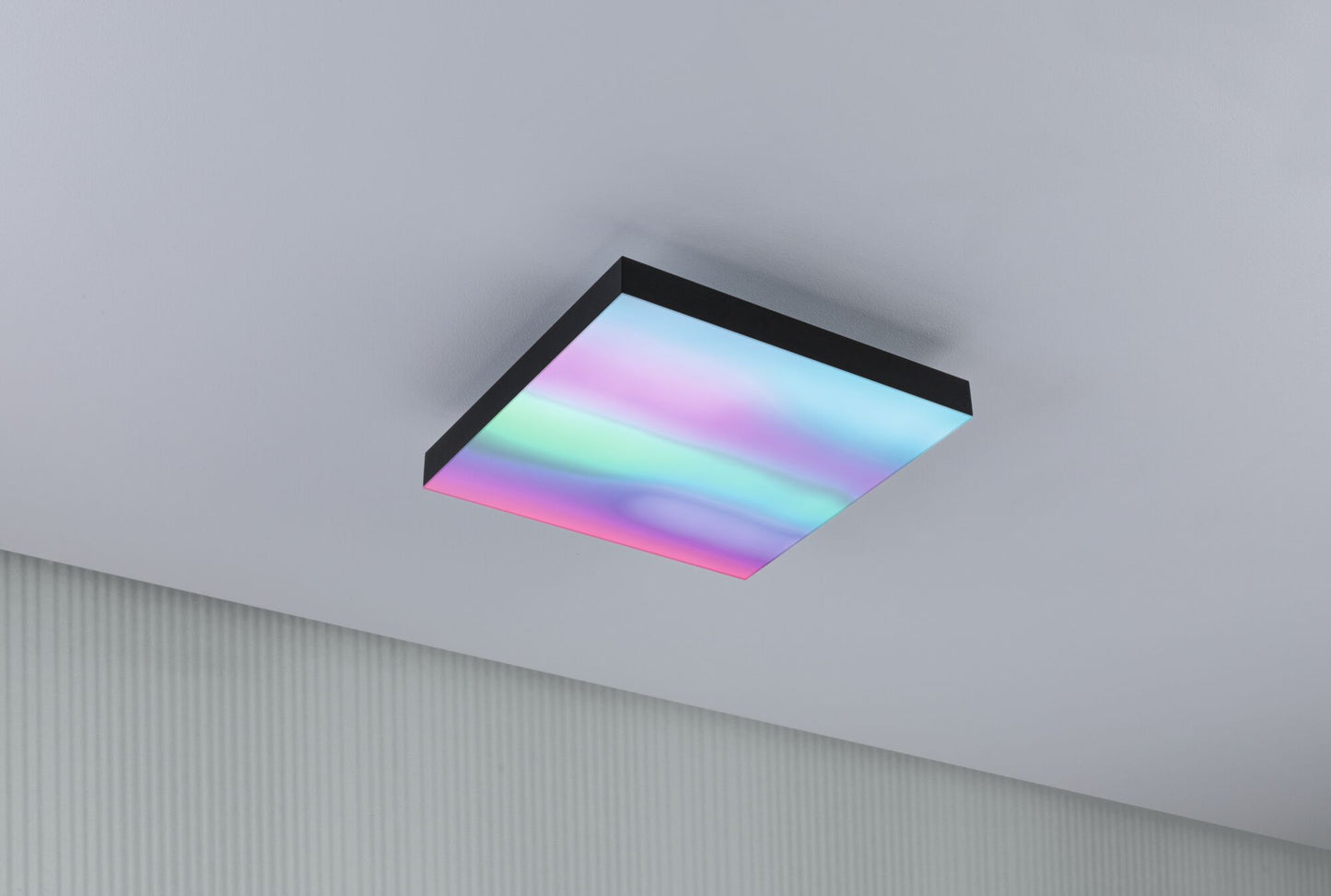 Paulmann LED Panel Velora Rainbow eckig 295x295mm 1140lm RGBW Schwarz
