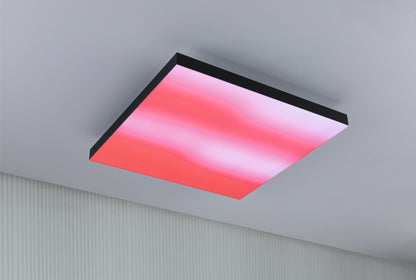 Paulmann LED Panel Velora Rainbow eckig 450x450mm 1690lm RGBW Schwarz