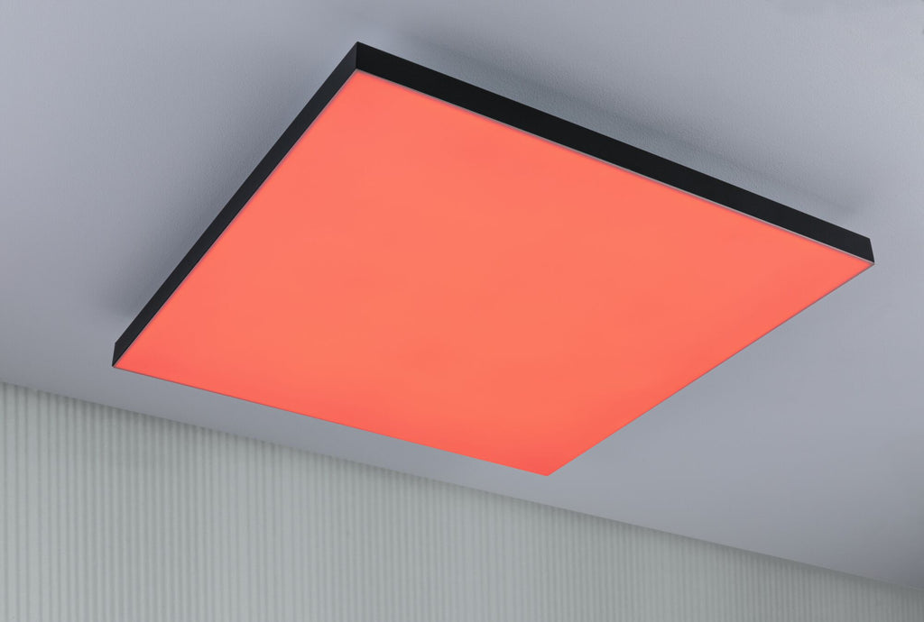 Paulmann LED Panel Velora Rainbow eckig 595x595mm 2820lm RGBW Schwarz