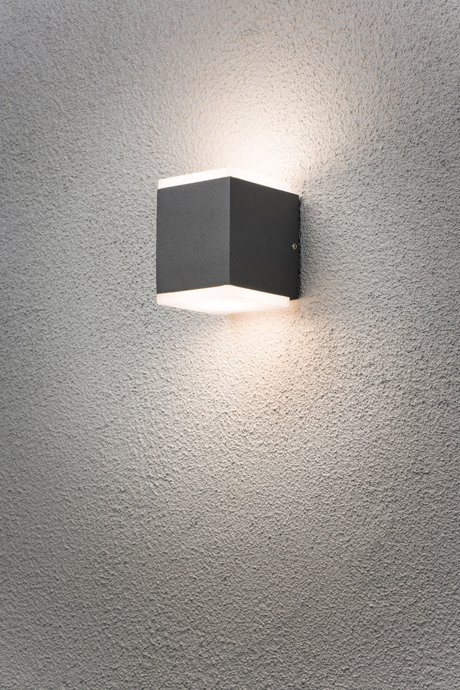 Konstsmide Monza Wandleuchte HPLED anthrazit 12W 2x550lm 3000K