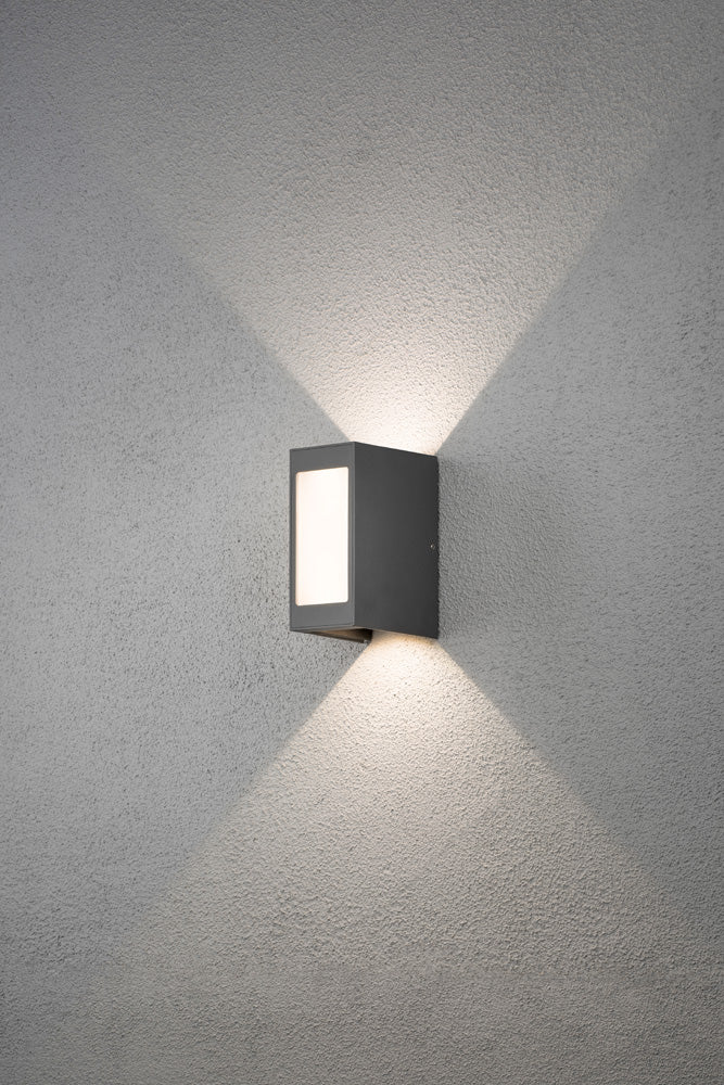 Konstsmide Cremona Wandleuchte High Power LED anthrazit 9W 720lm 3000K
