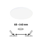 Paulmann VariFit LED Einbaupanel Veluna Edge IP44 rund 160mm 1100lm 4000K Weiß