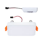 Paulmann VariFit LED Einbaupanel Veluna Edge IP44 eckig 90x90mm 450lm 3000K Weiß