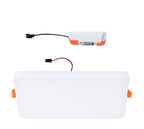 Paulmann VariFit LED Einbaupanel Veluna Edge IP44 eckig 160x160mm 1100lm 3000K Weiß
