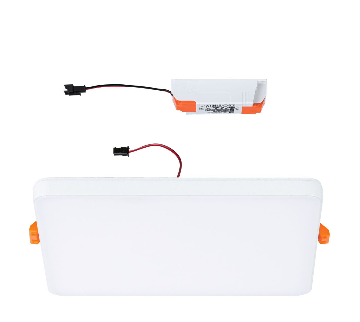Paulmann VariFit LED Einbaupanel Veluna Edge IP44 eckig 160x160mm 1100lm 3000K Weiß