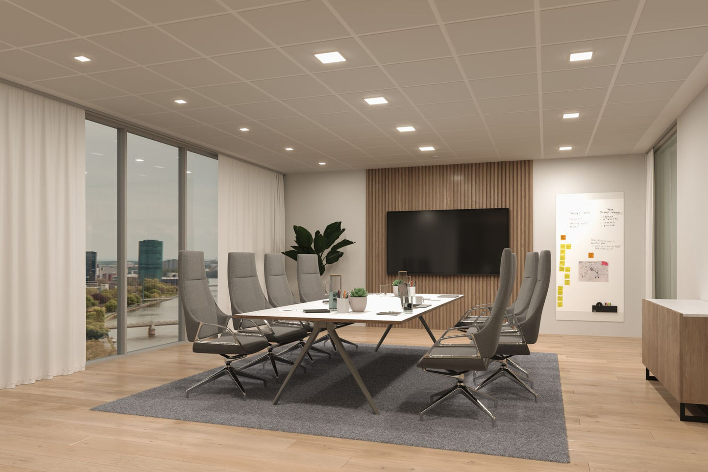 Paulmann VariFit LED Einbaupanel Veluna Edge IP44 eckig 160x160mm 1100lm 3000K Weiß dimmbar