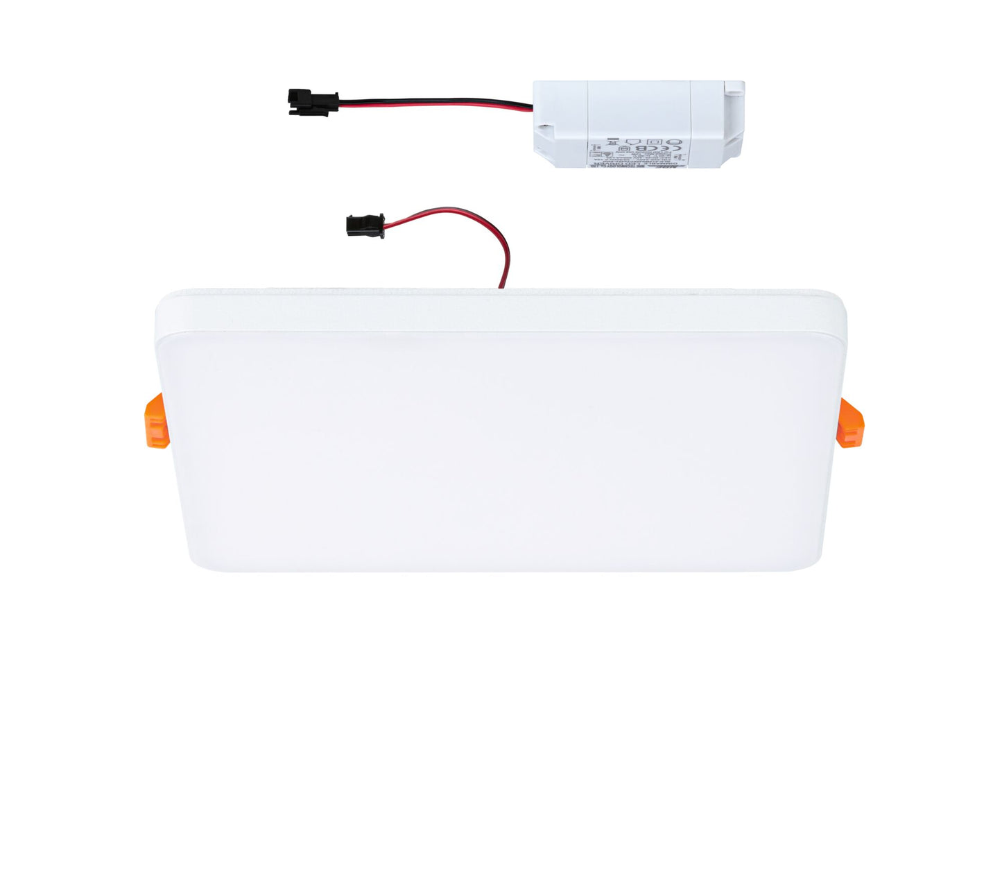 Paulmann VariFit LED Einbaupanel Veluna Edge IP44 eckig 160x160mm 1100lm 3000K Weiß dimmbar