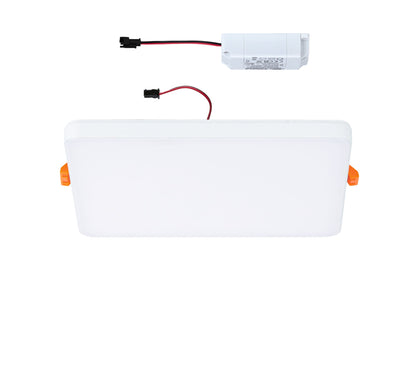 Paulmann VariFit LED Einbaupanel Veluna Edge IP44 eckig 160x160mm 1100lm 3000K Weiß dimmbar