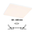 Paulmann VariFit LED Einbaupanel Veluna Edge IP44 eckig 200x200mm 1500lm 3000K Weiß dimmbar