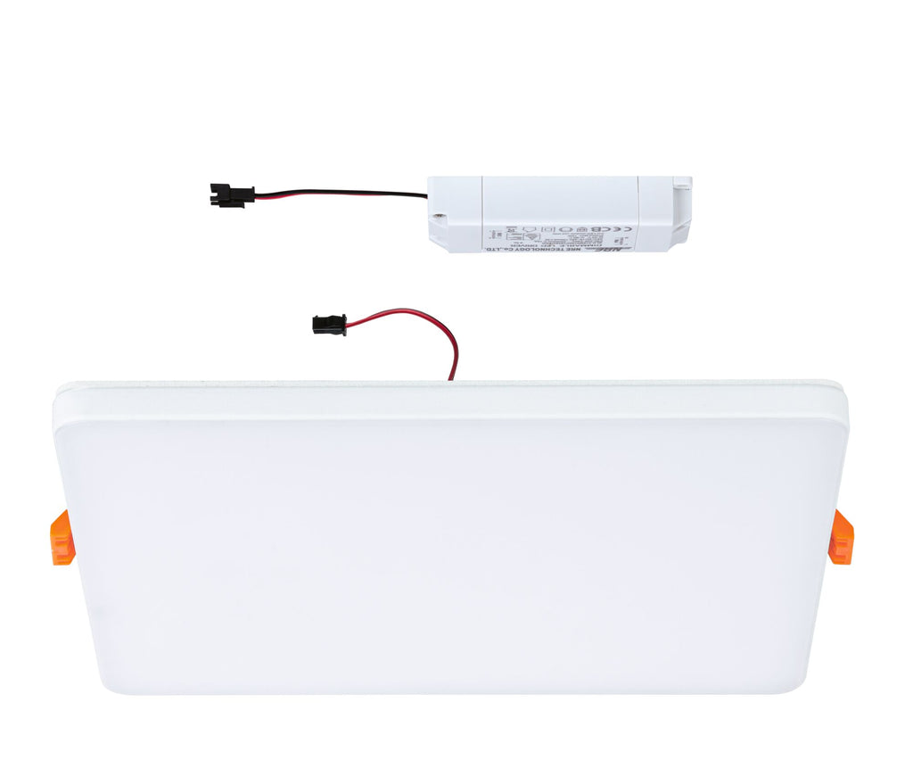 Paulmann VariFit LED Einbaupanel Veluna Edge IP44 eckig 200x200mm 1500lm 3000K Weiß dimmbar