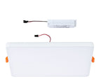 Paulmann VariFit LED Einbaupanel Veluna Edge IP44 eckig 200x200mm 1500lm 3000K Weiß dimmbar