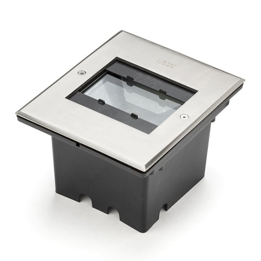 Konstsmide Bodeneinbaustrahler quadtratisch HP LED 10W 900lm 3000K