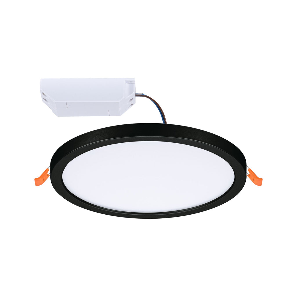 Paulmann VariFit LED Einbaupanel Areo IP44 rund 175mm 4000K Schwarz