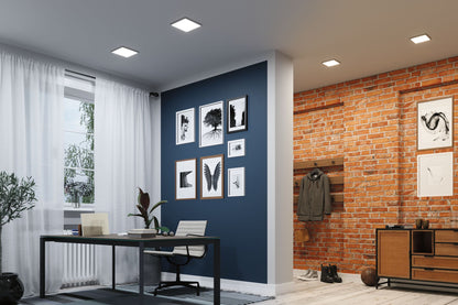 Paulmann VariFit LED Einbaupanel Areo Smart Home Zigbee  IP44 eckig 175x175mm Tunable White Schwarz dimmbar