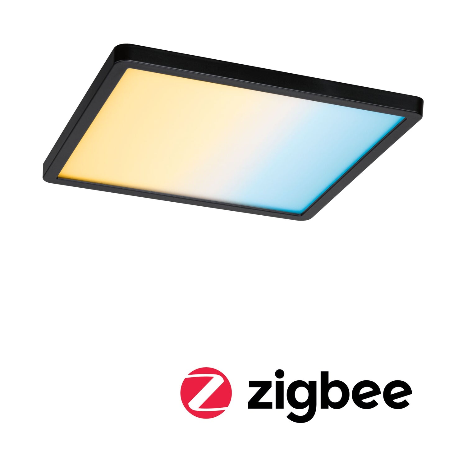 Paulmann VariFit LED Einbaupanel Areo Smart Home Zigbee  IP44 eckig 230x230mm Tunable White Schwarz dimmbar