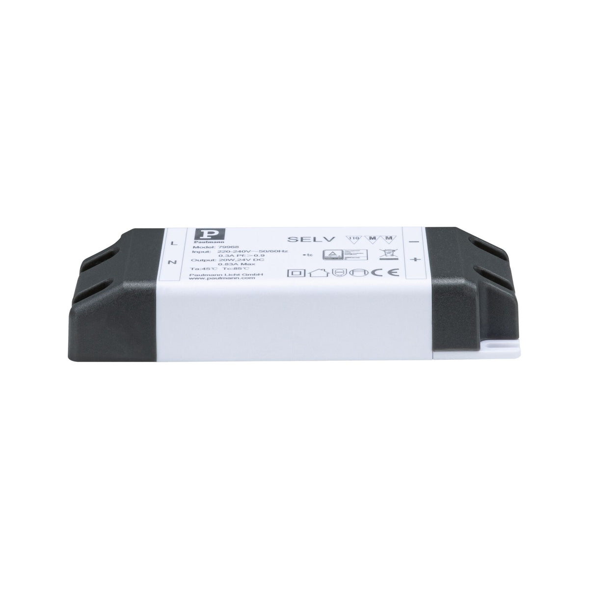 Paulmann Pro Strip Power Supply Zubehör 230/24V 20VA Weiß