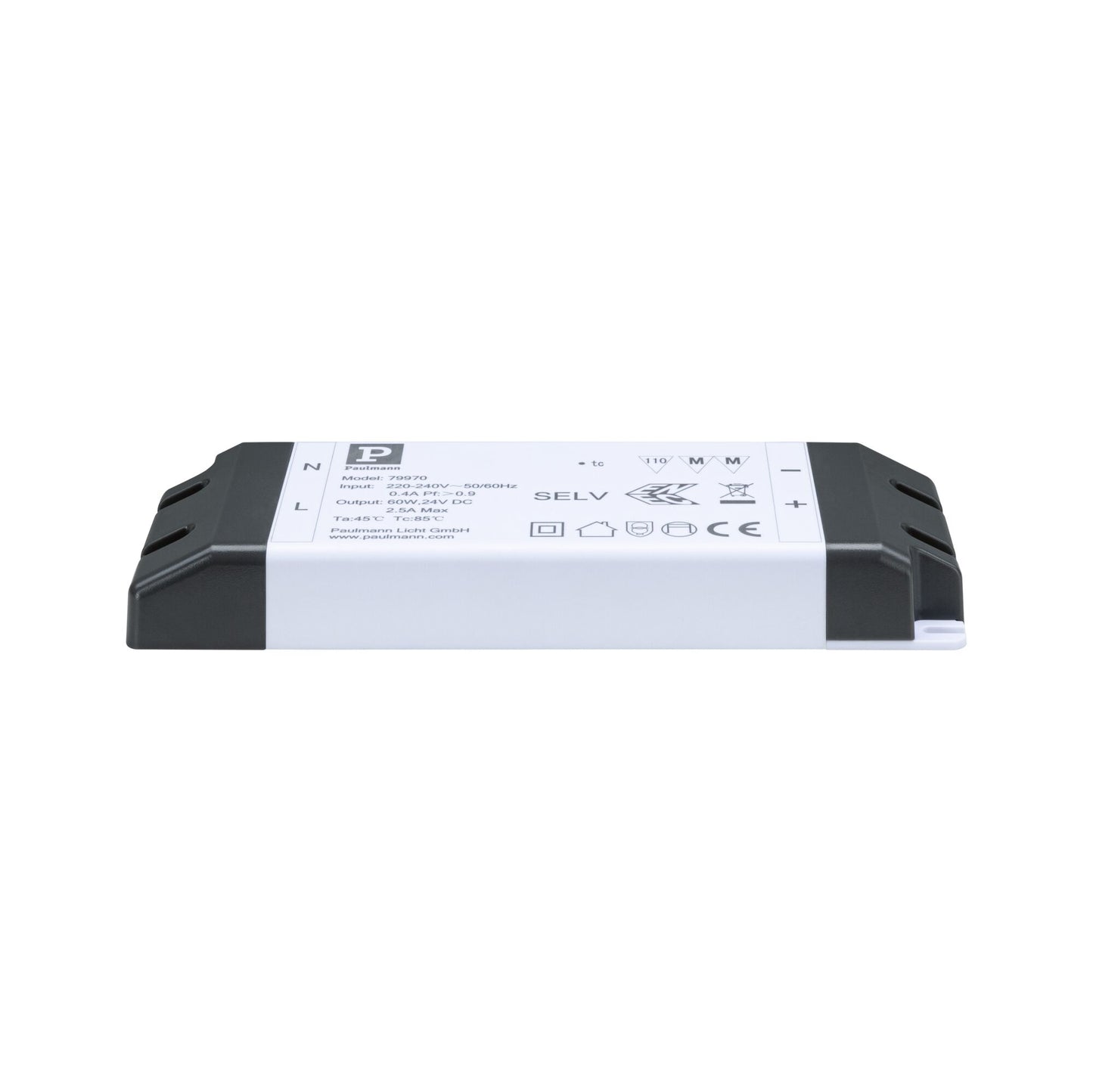 Paulmann Pro Strip Power Supply Zubehör 230/24V 60VA Weiß