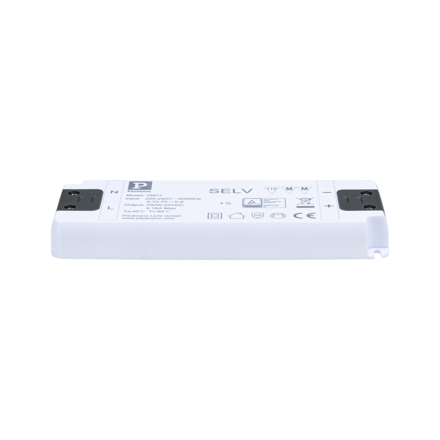 Paulmann Pro Strip Power Supply Zubehör 230/24V 100VA Weiß