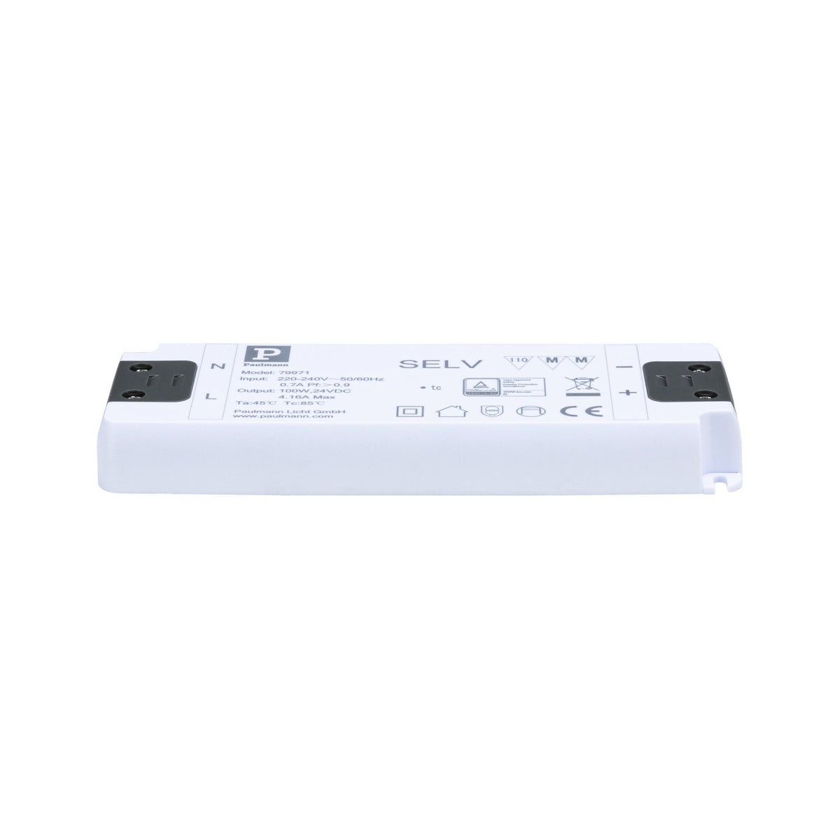 Paulmann Pro Strip Power Supply Zubehör 230/24V 100VA Weiß