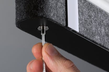 Paulmann LED Pendelleuchte Jagun 3-Step-Dim    2700K 2000lm 26W Anthrazit dimmbar