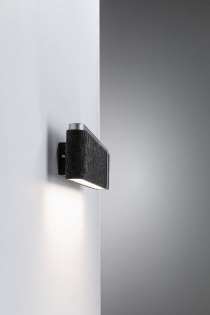 Paulmann LED Wandleuchte Jagun 3-Step-Dim    2700K 1250lm 230V 18W dimmbar Anthrazit