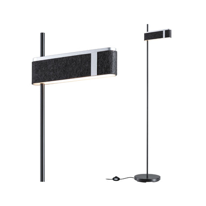 Paulmann LED Stehleuchte Jagun 3-Step-Dim   2700K 1250lm 20,4W Anthrazit Filz#Kunststoff#Metall