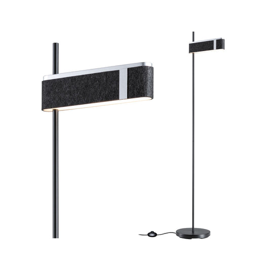Paulmann LED Stehleuchte Jagun 3-Step-Dim   2700K 1250lm 20,4W Anthrazit Filz#Kunststoff#Metall