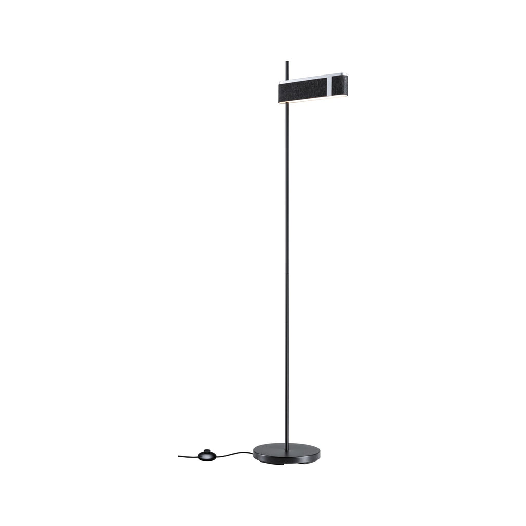 Paulmann LED Stehleuchte Jagun 3-Step-Dim   2700K 1250lm 20,4W Anthrazit Filz#Kunststoff#Metall